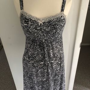 Soma black and white nightie